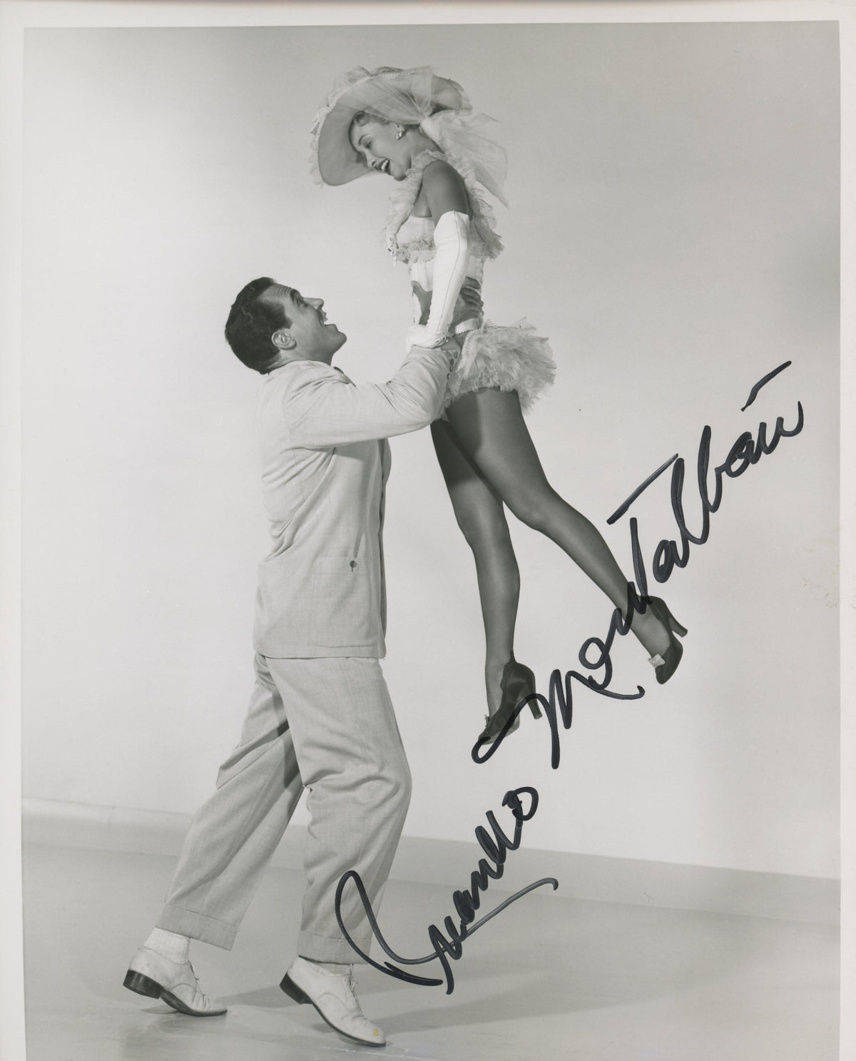 Ricardo Montalbán signed "Two Weeks With Love" movie photo