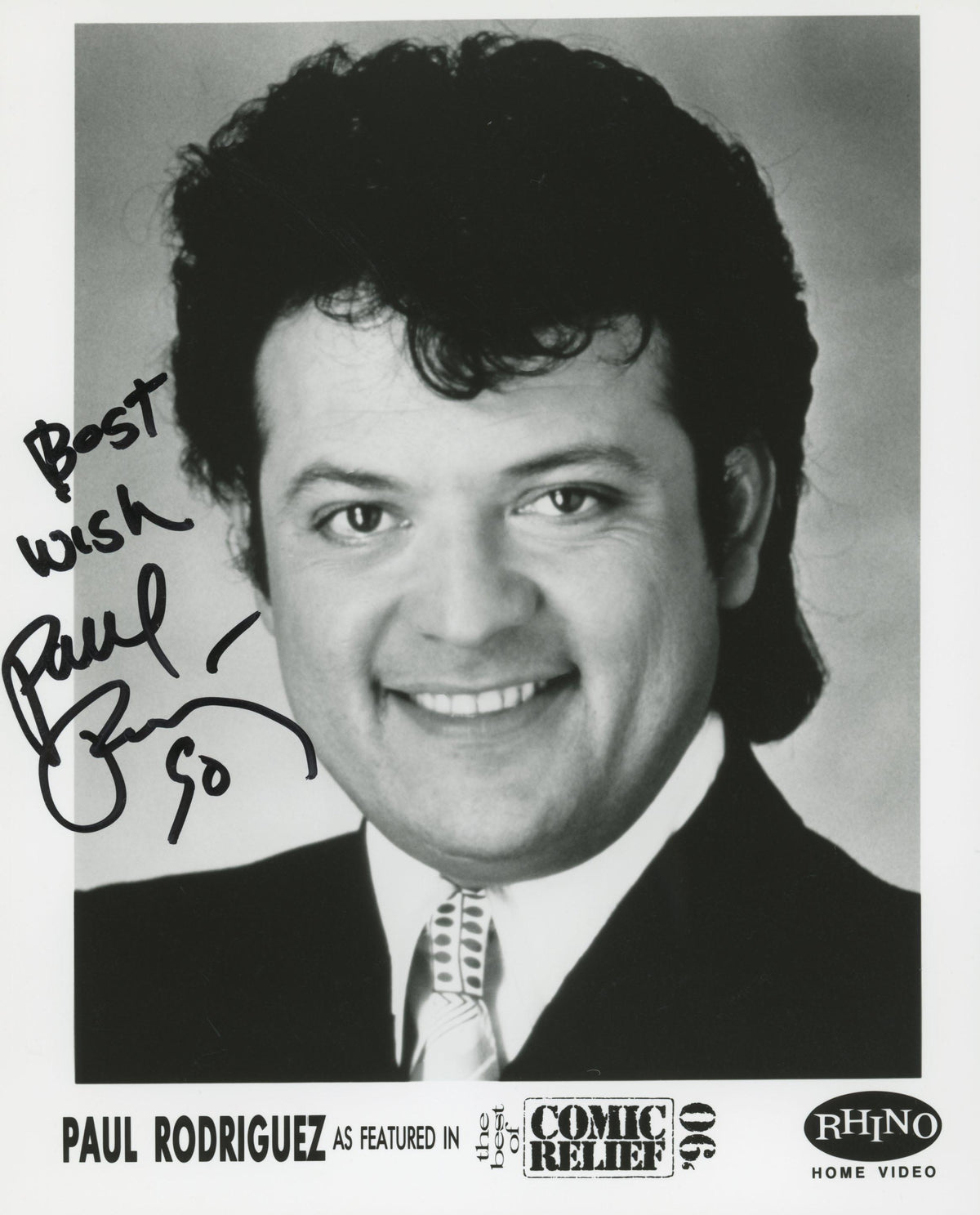 Comic Paul Rodriguez signed photo