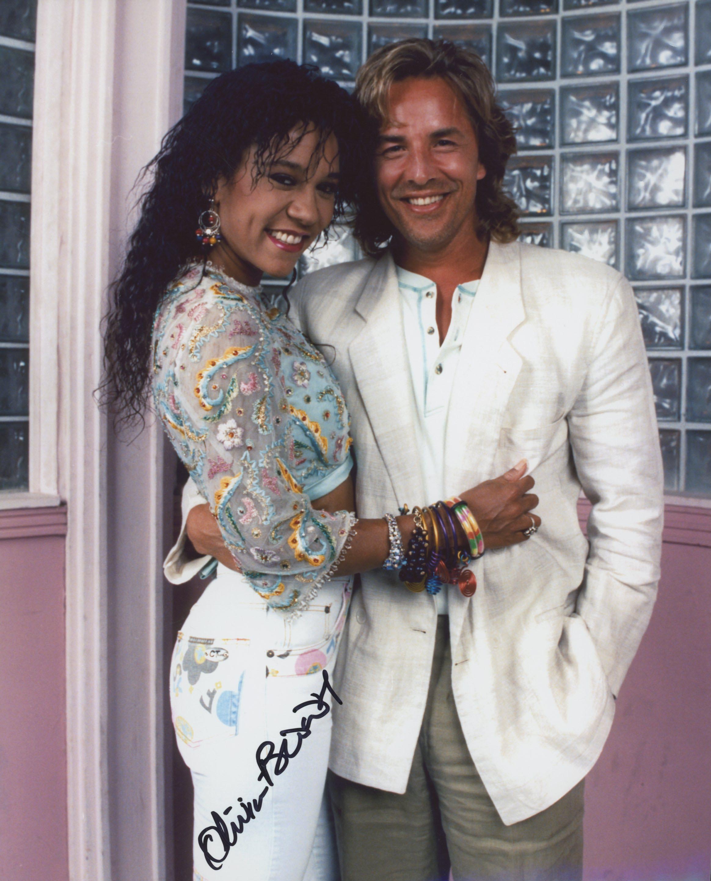 Miami Vice Olivia Brown signed photo