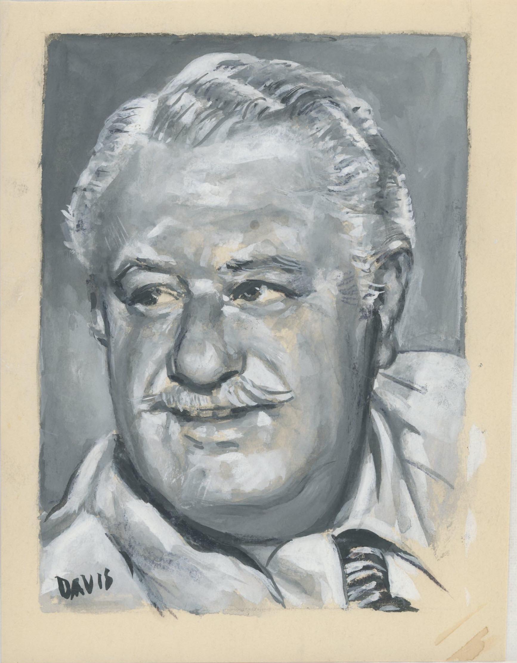 Dodge City Alan Hale Sr. original drawing
