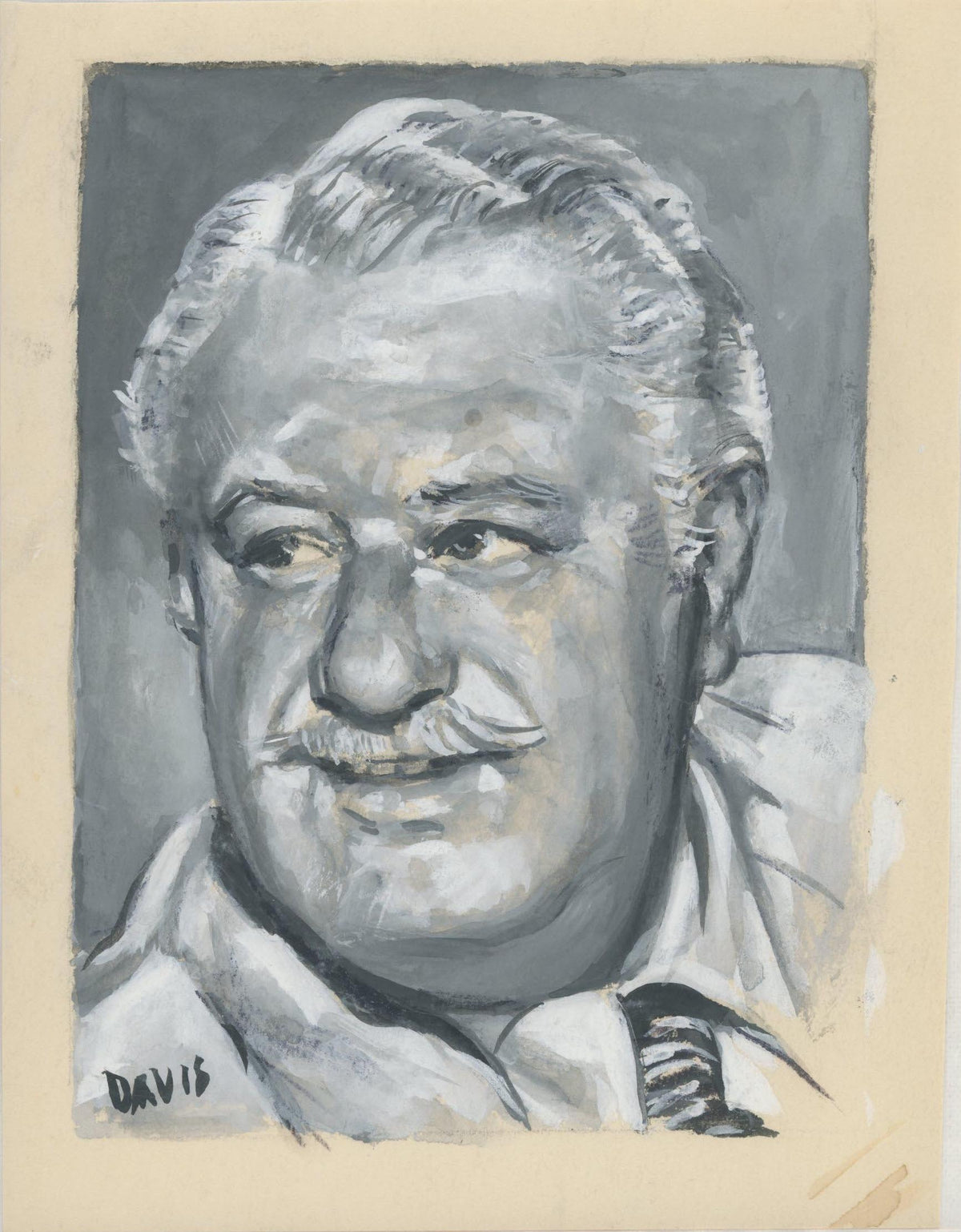 Dodge City Alan Hale Sr. original drawing