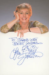 Comic Strip Artist Lynn Johnston signed note