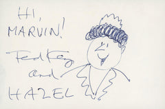 Hazel comic original hand drawn signed sketch. GFA Authenticated