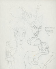Marvel Artist Tony Salmons original signed sketch