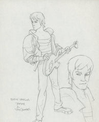 Marvel Artist Tony Salmons original signed sketch