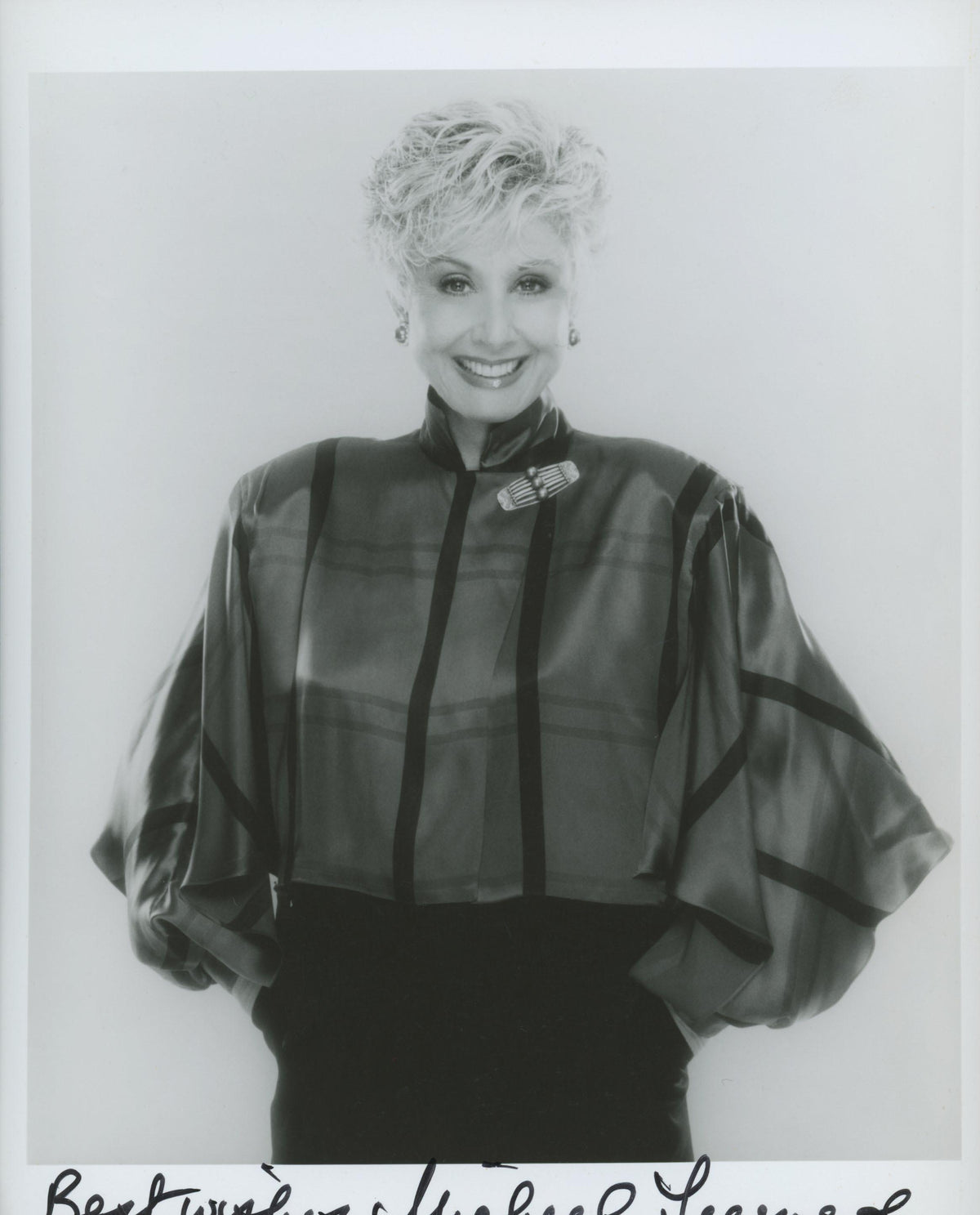 The Waltons Michael Learned signed photo