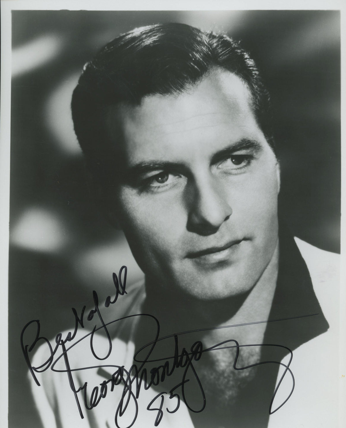 The Texas Rangers George Montgomery signed photo