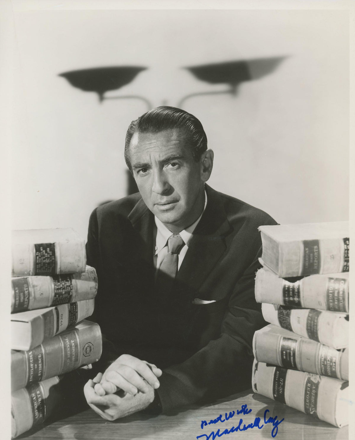 The Great Gatsby Macdonald Carey signed photo