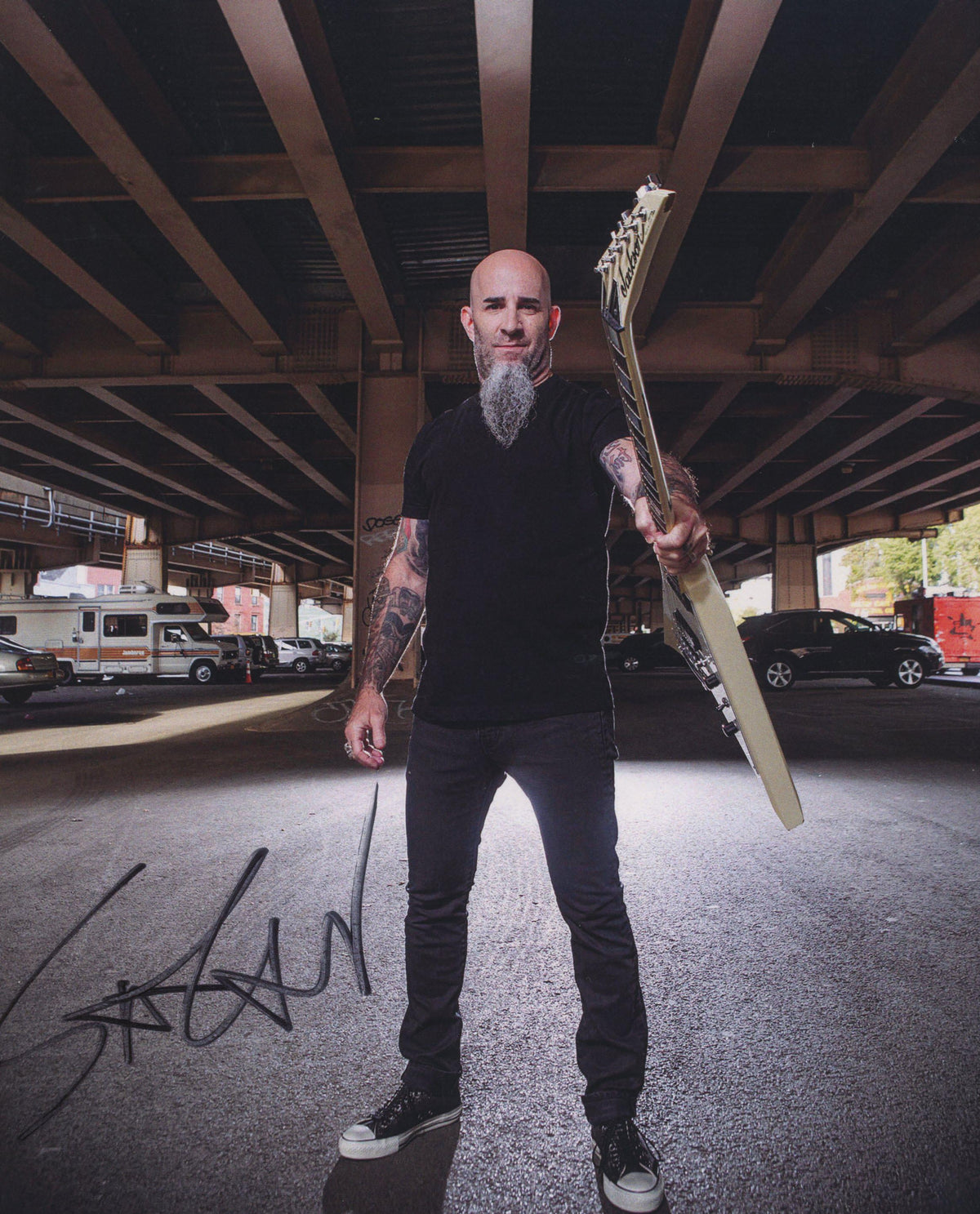 Anthrax Scott Ian signed  photo