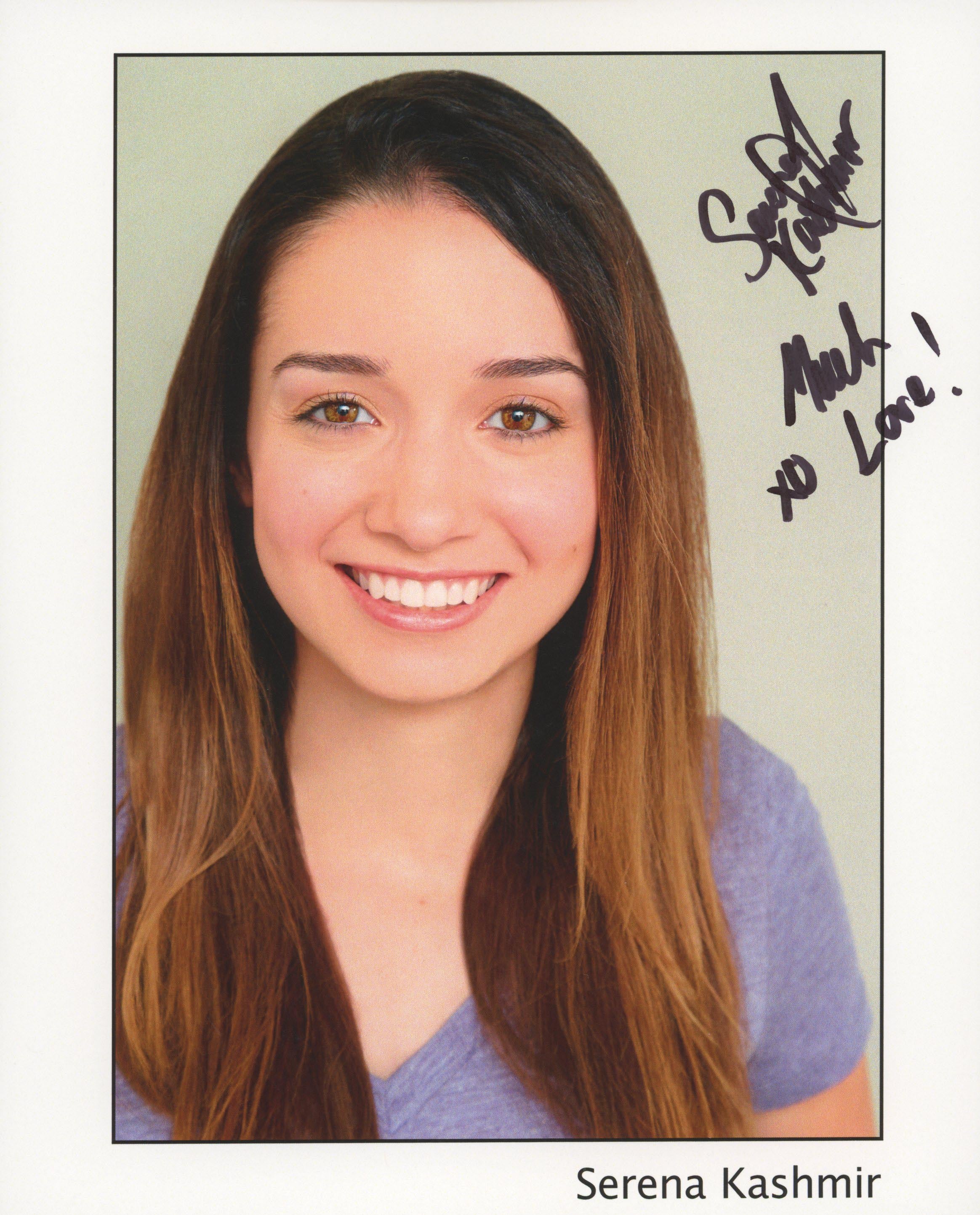 Deathwell Serena Kashmir signed photo