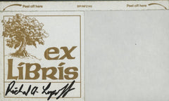 Richard Lupoff signed bookplate