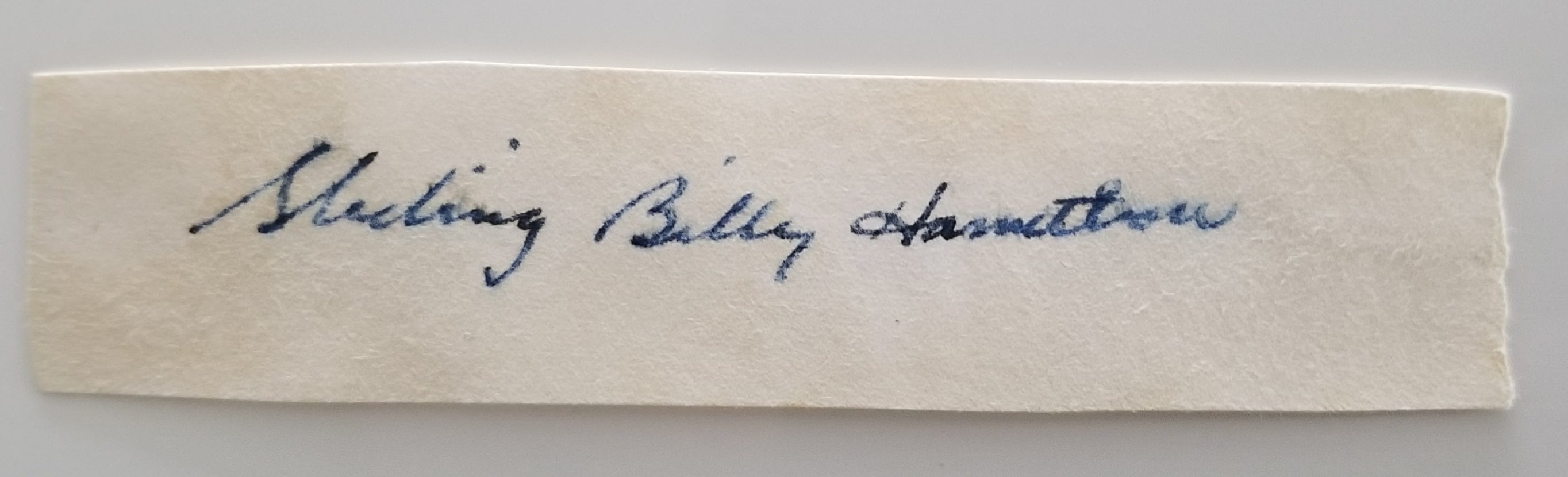 MLB Sliding Billy Hamilton signature cut