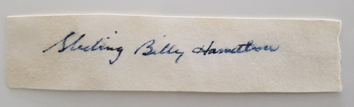 MLB Sliding Billy Hamilton signature cut