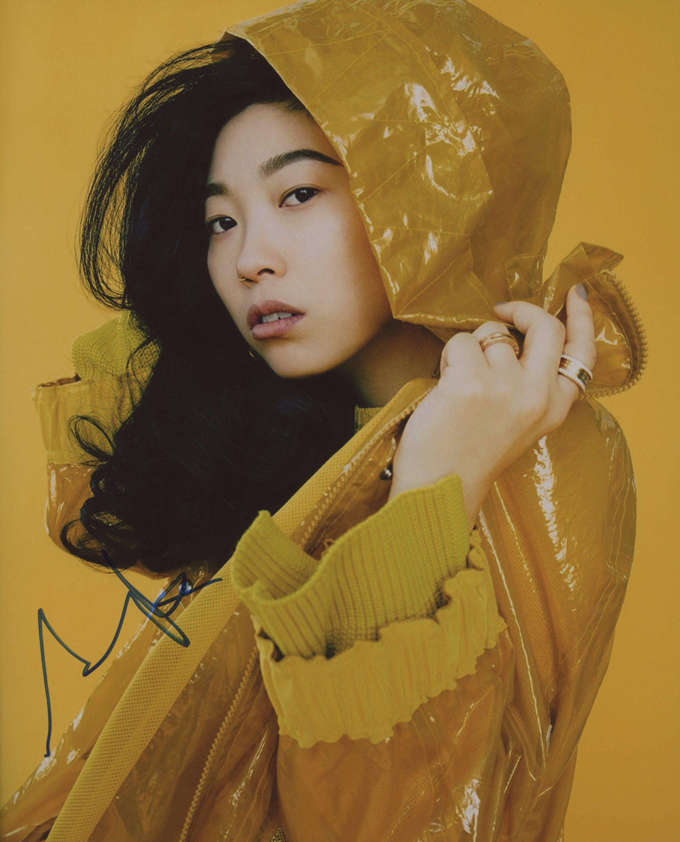 Crazy Rich Asians Awkwafina signed photo