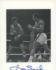 Muhammad Ali vs. Leon Spinks signed photo. GFA Authenticated
