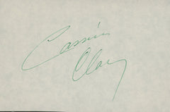 Cassius Clay signature cut