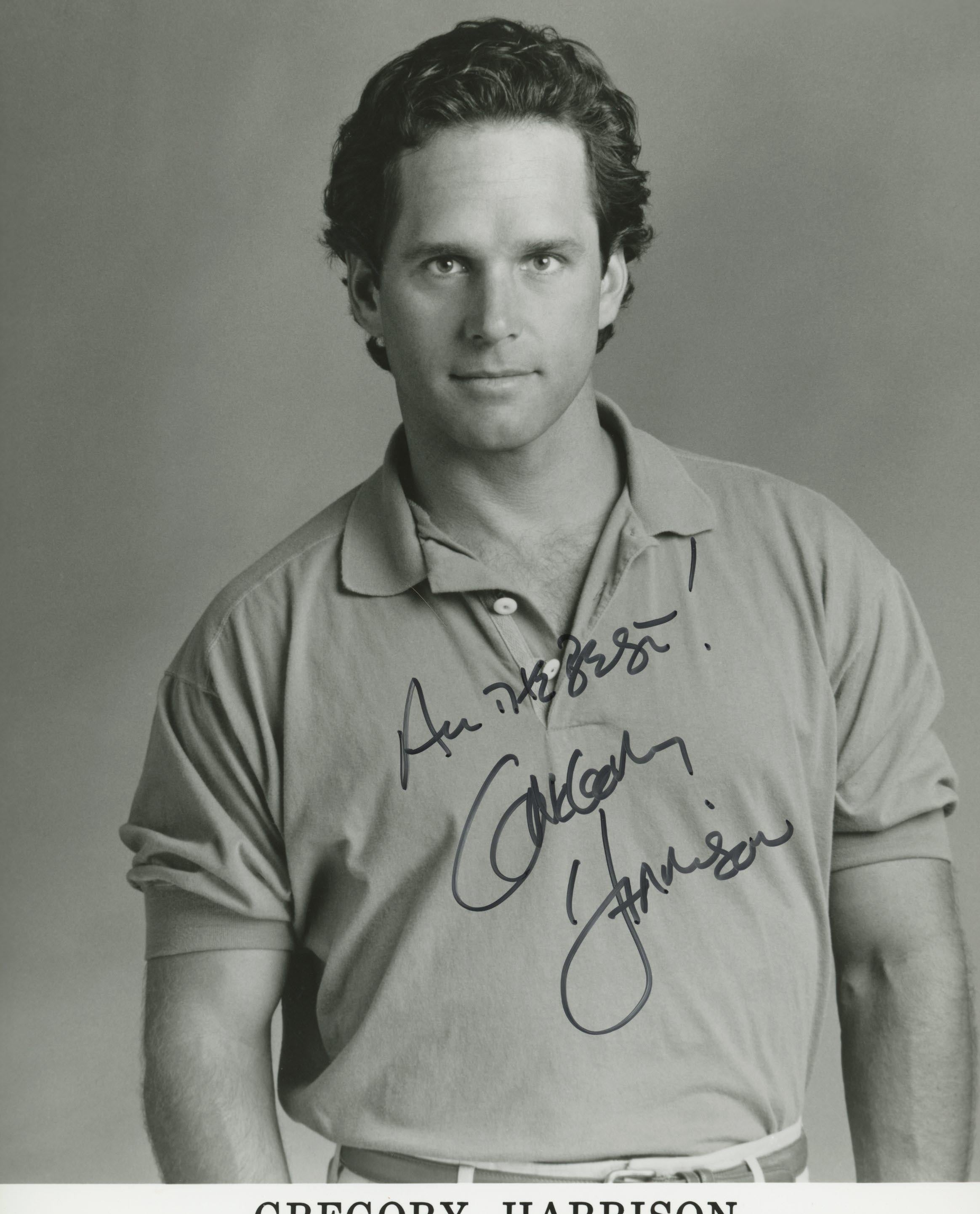 Logans Run Gregory Harrison signed photo