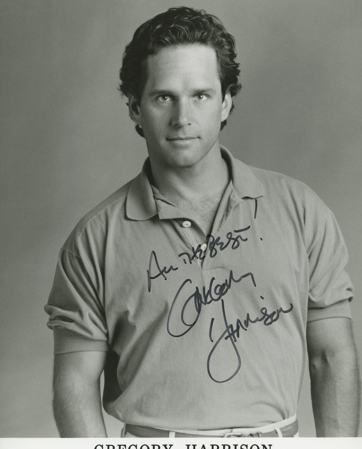Logans Run Gregory Harrison signed photo