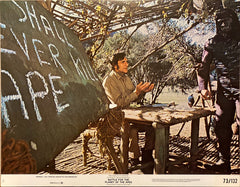 Roddy McDowall, Claude Akins, and Natalie Trundy "Battle for the Planet of the Apes" original Lobby Card