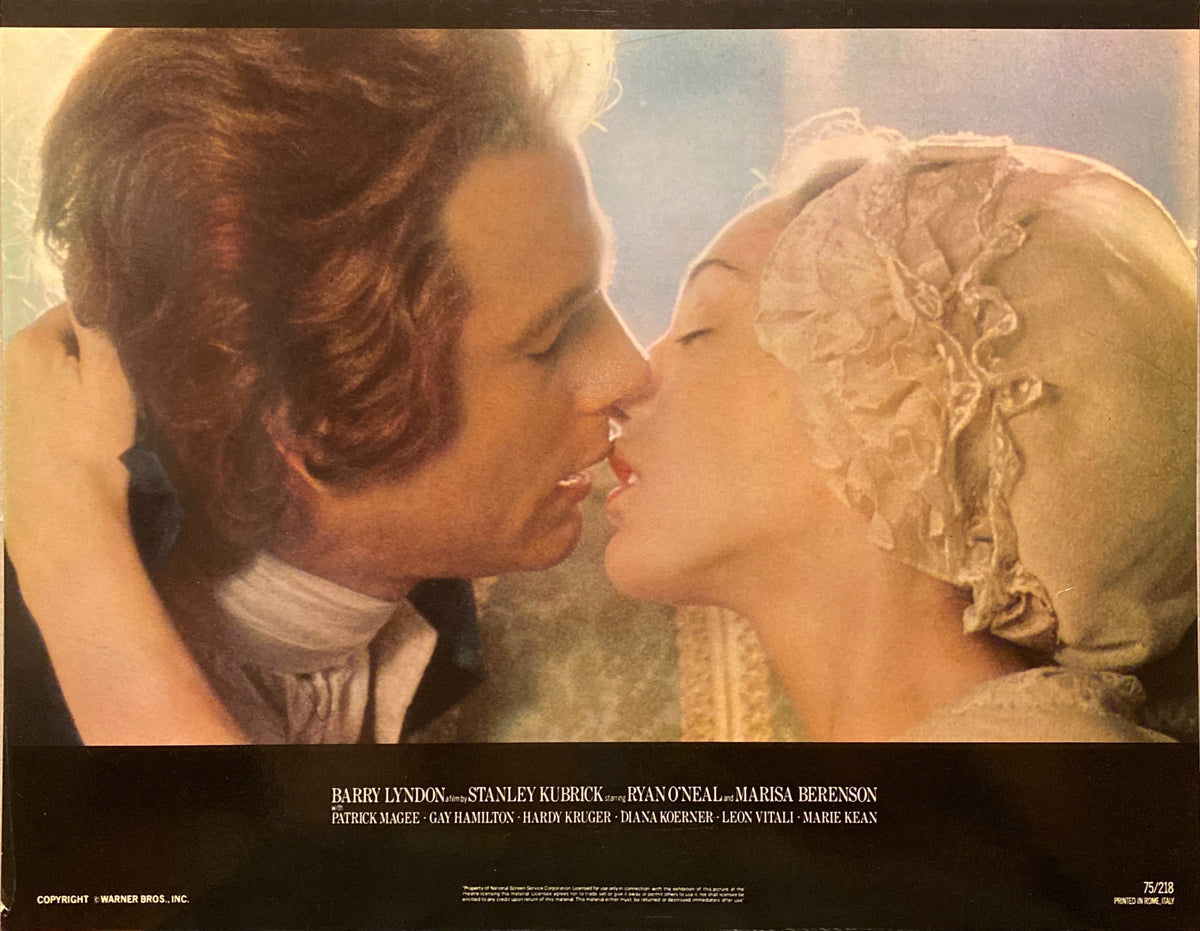 Ryan O'Neal and Marisa Berenson "Barry Lyndon" original Lobby Card