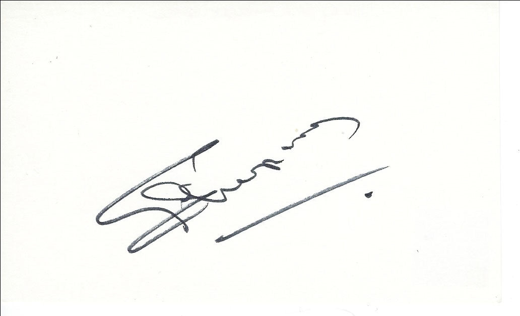 Singin in the Rain Cyd Charisse original signature
