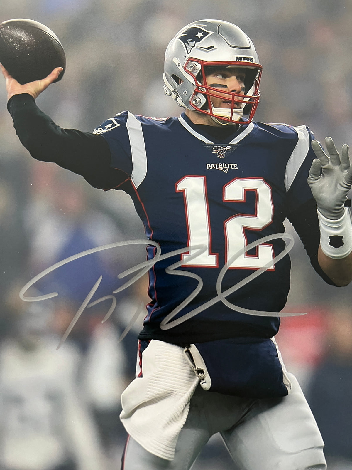 New England Patriots Tom Brady signed photo