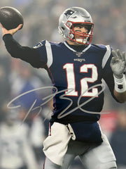 New England Patriots Tom Brady signed photo