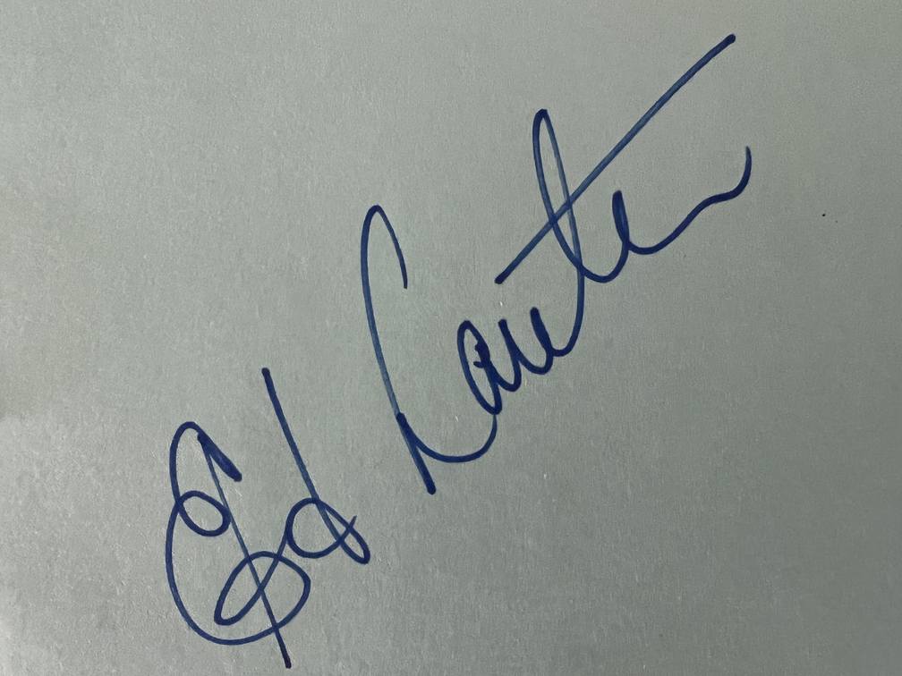 The Longest Yard Ed Lauter autograph