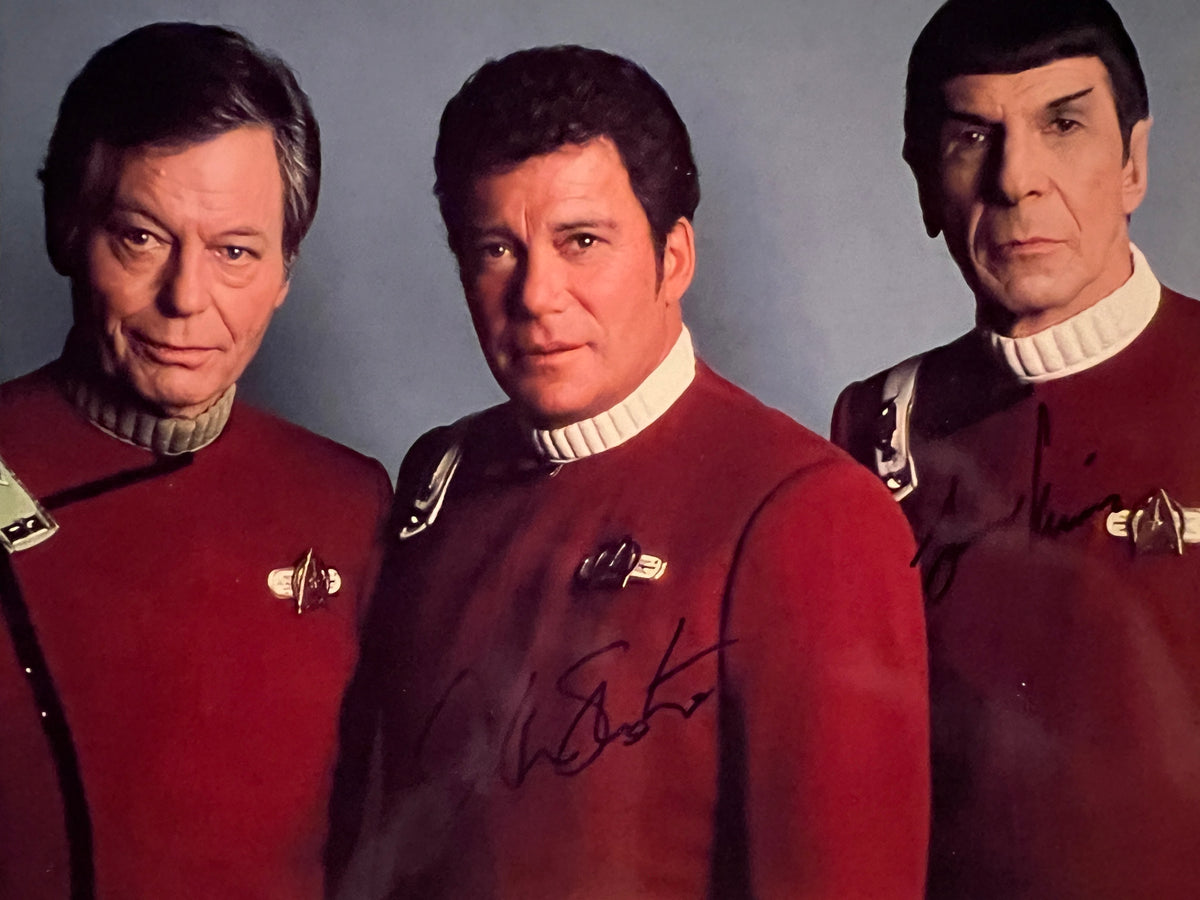 Star Trek cast signed photo