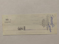 Samantha Eggar Star Wares consignment signed check