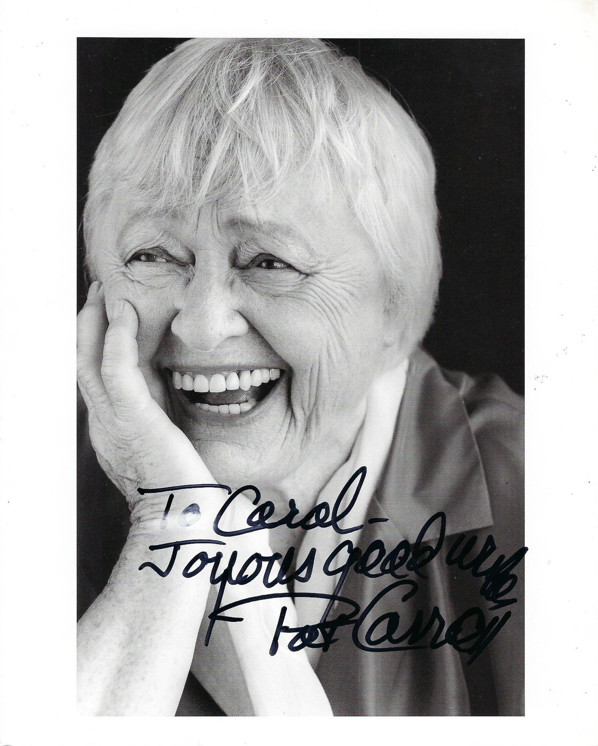 Laverne and Shirley Pat Carroll signed photo