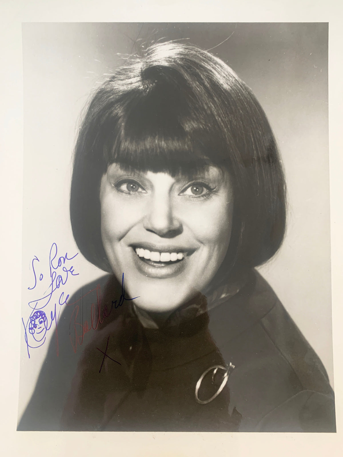 Cinderella Kaye Ballard signed photo