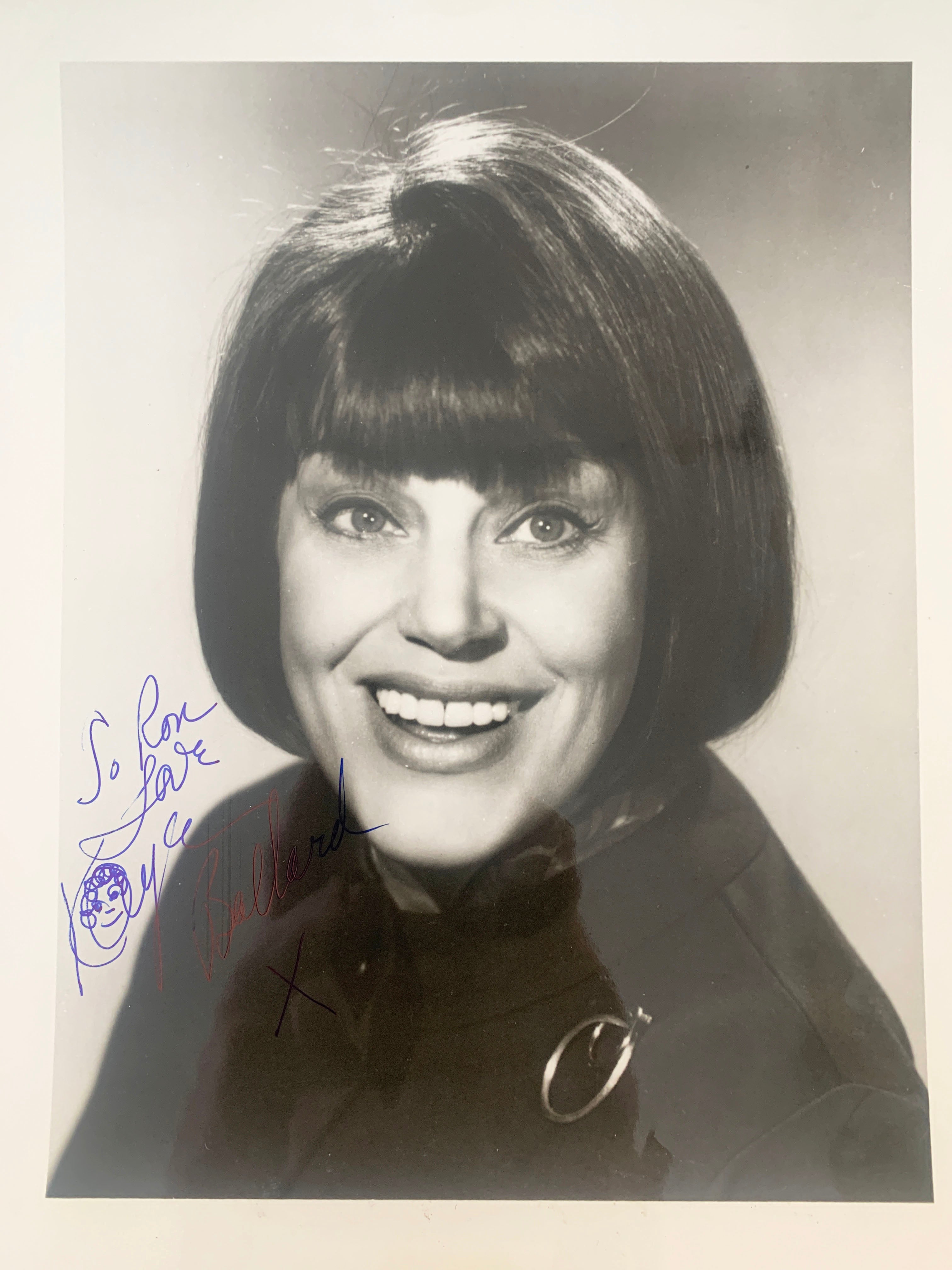 Cinderella Kaye Ballard signed photo