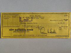 Quinn Martin signed check