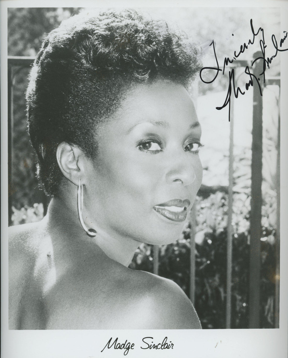 Coming To America Madge Sinclair signed photo