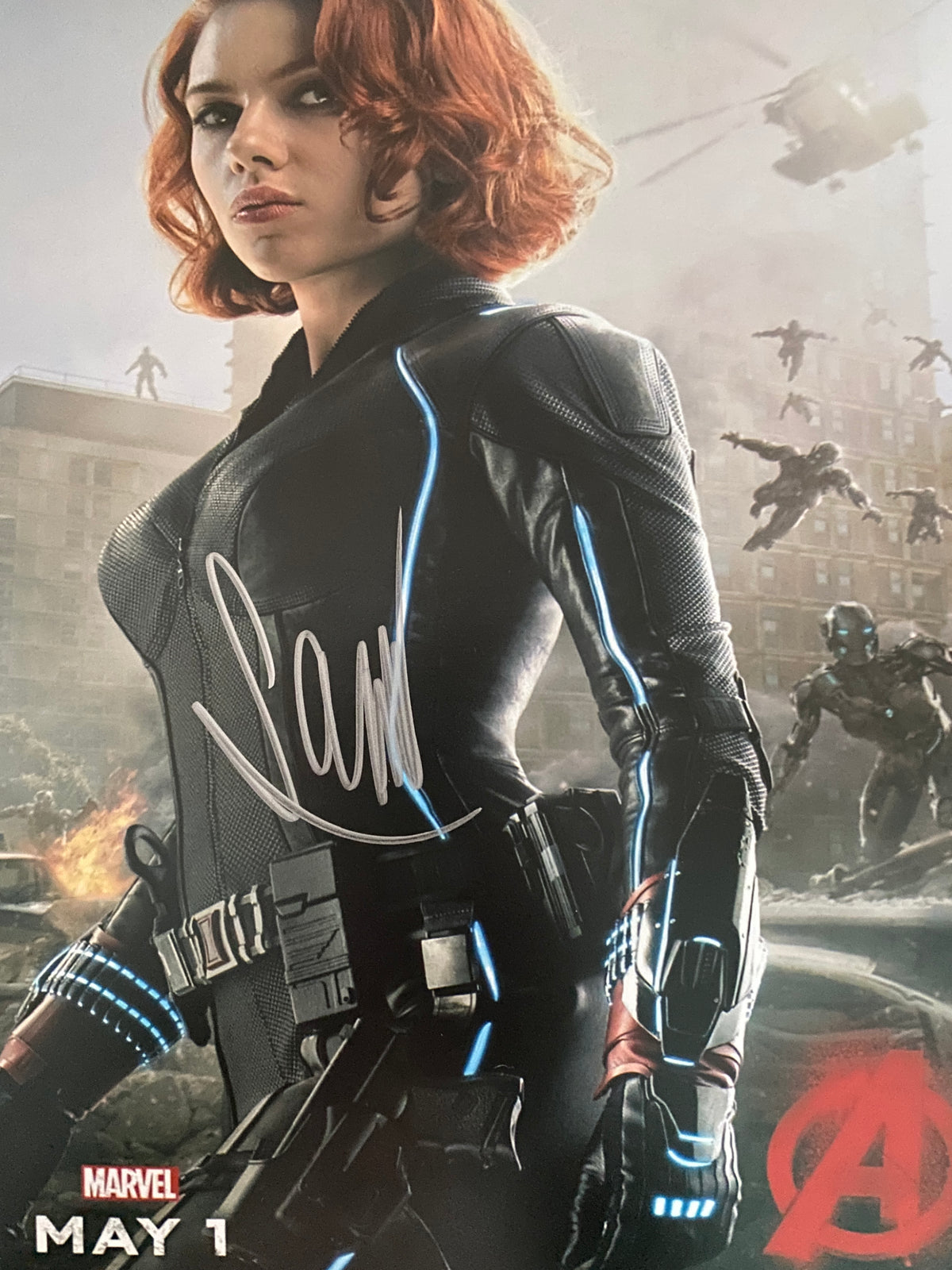 Avengers: Age of Ultron Scarlett Johansson
signed movie photo