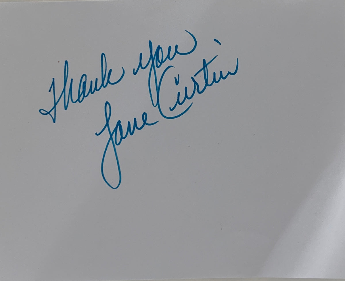 Saturday Night Live Jane Curtin original signature. GFA Authenticated