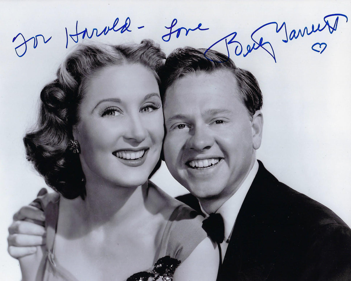Betty Garrett signed photo - Photo