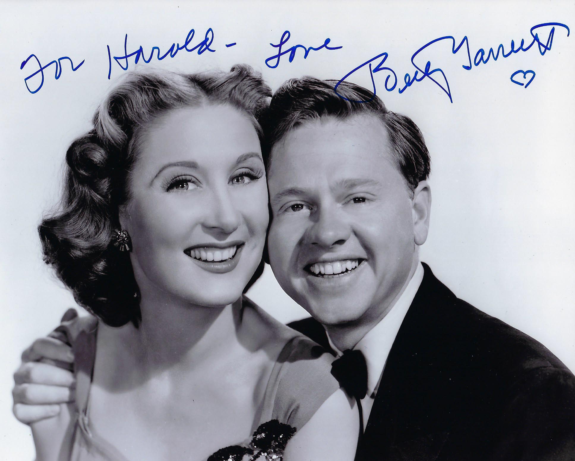 Betty Garrett signed photo - Photo