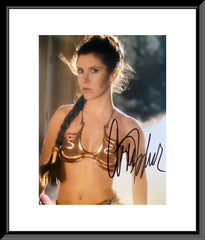 Star Wars Carrie Fisher signed photo
