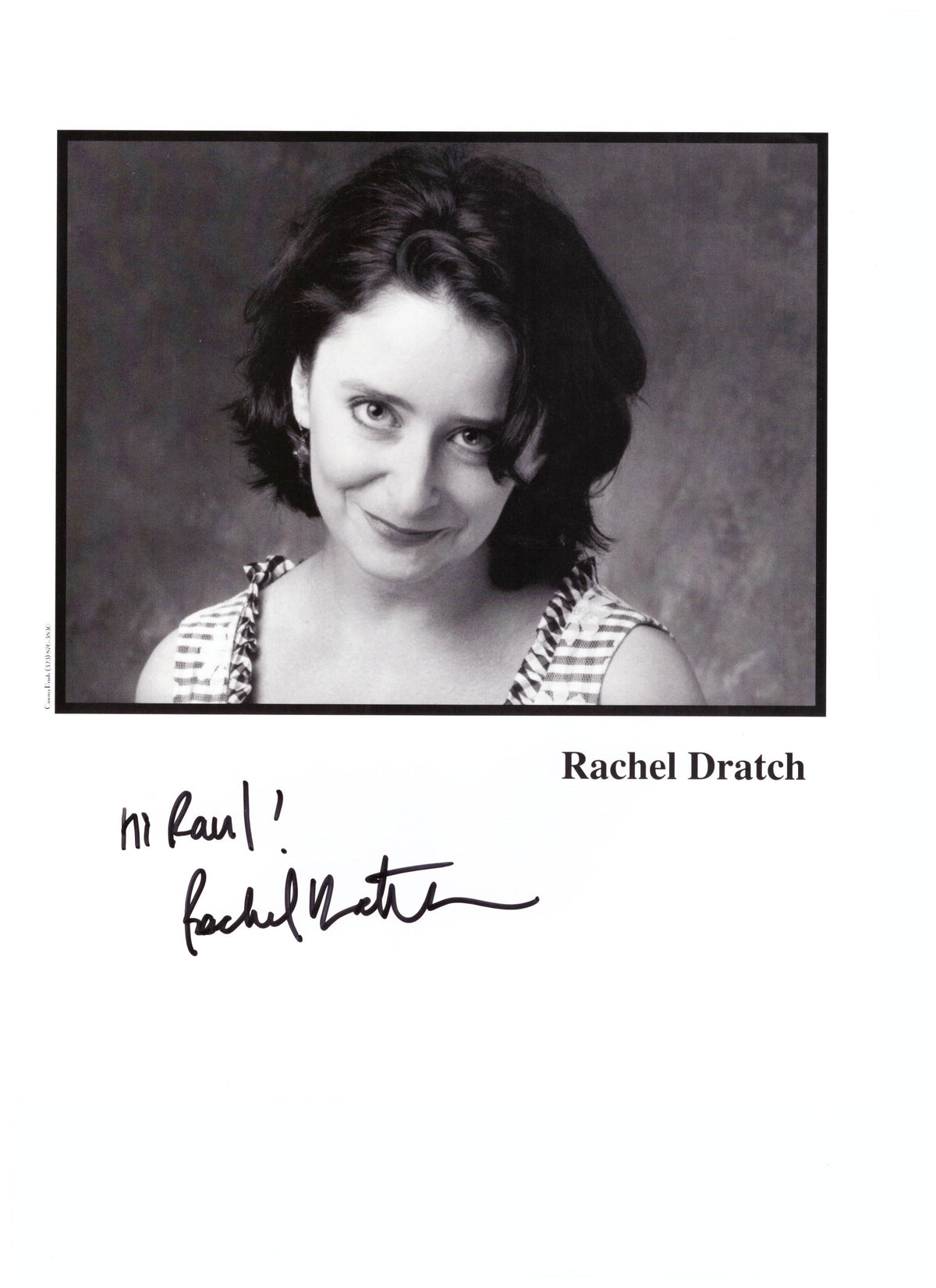 Saturday Night Live Rachel Dratch signed photo