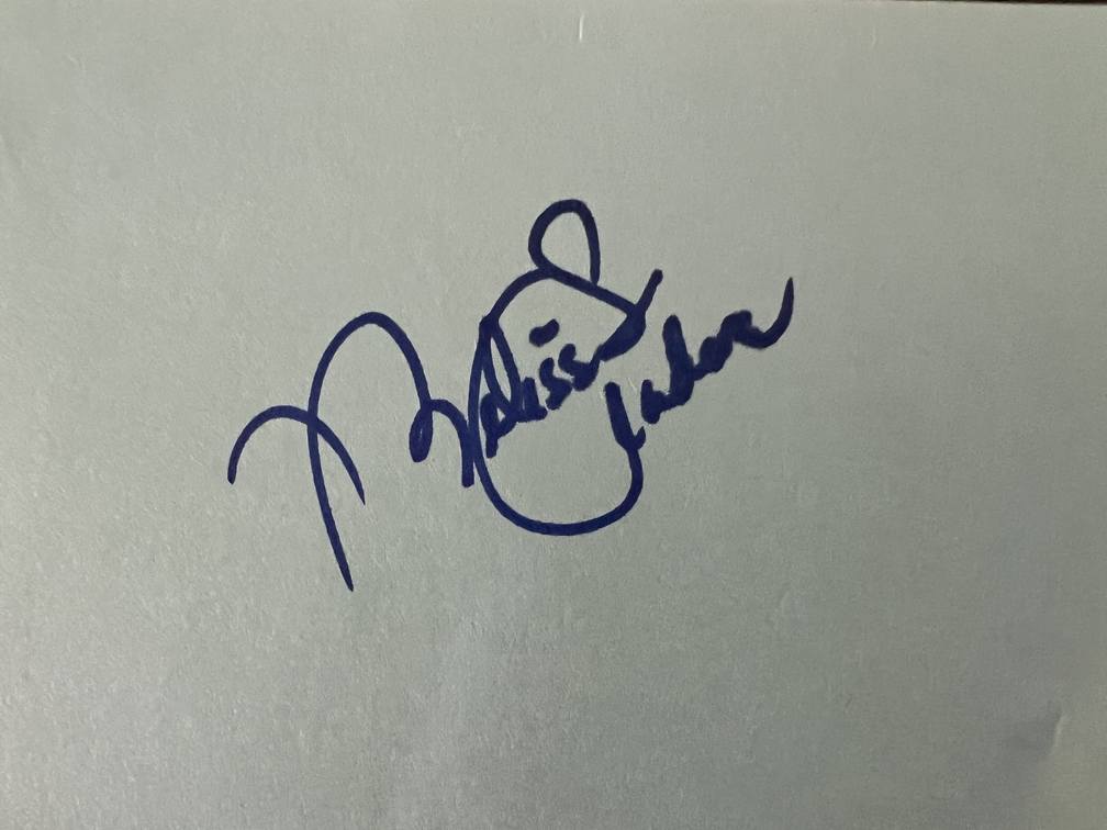 Little House on the Prairie Melissa Sue Anderson autograph