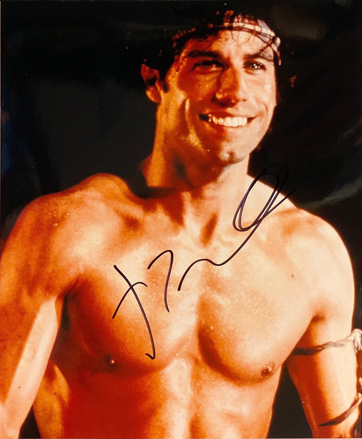 Staying Alive John Travolta signed movie photo