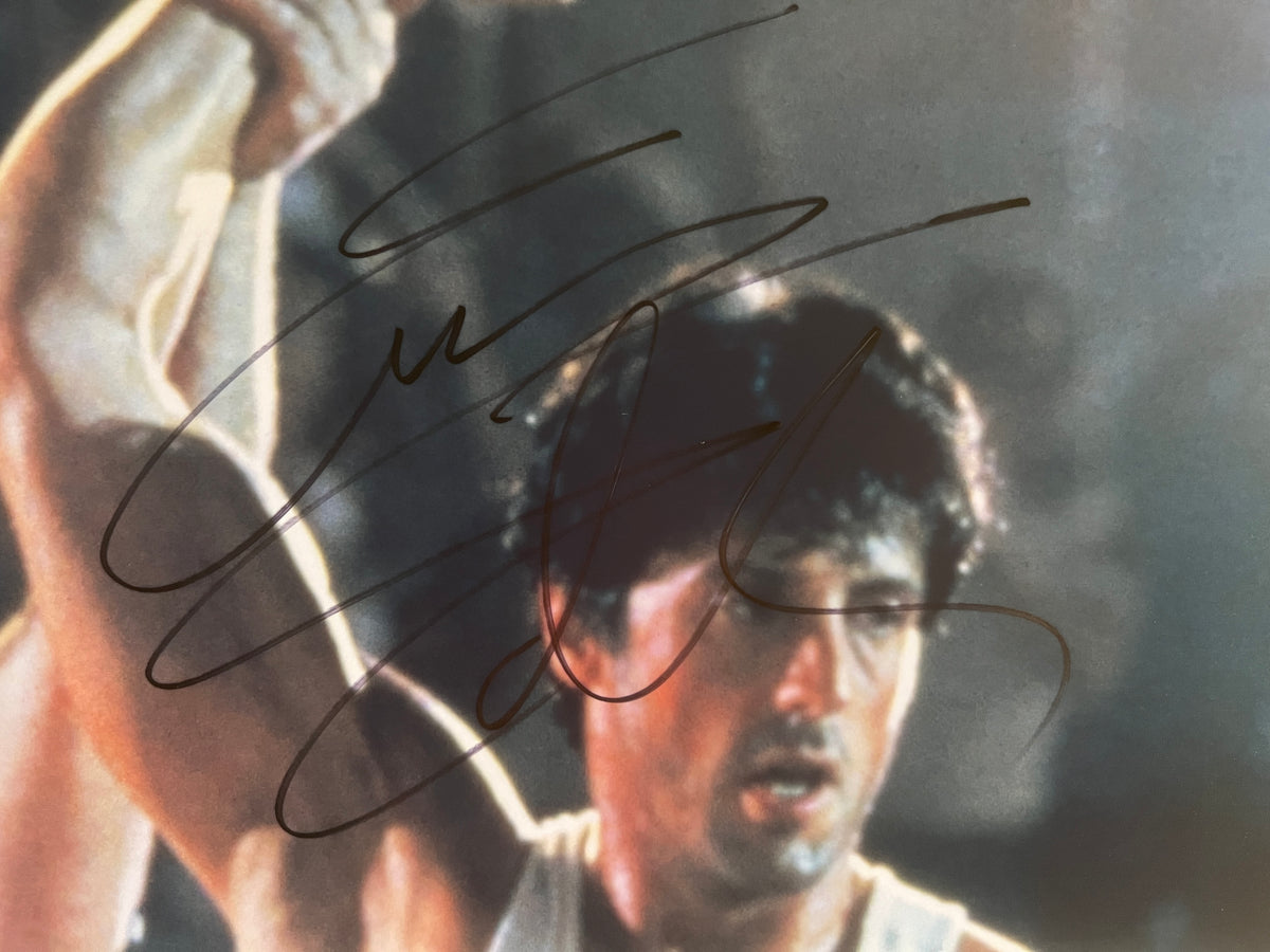 Sylvester Stallone signed photo