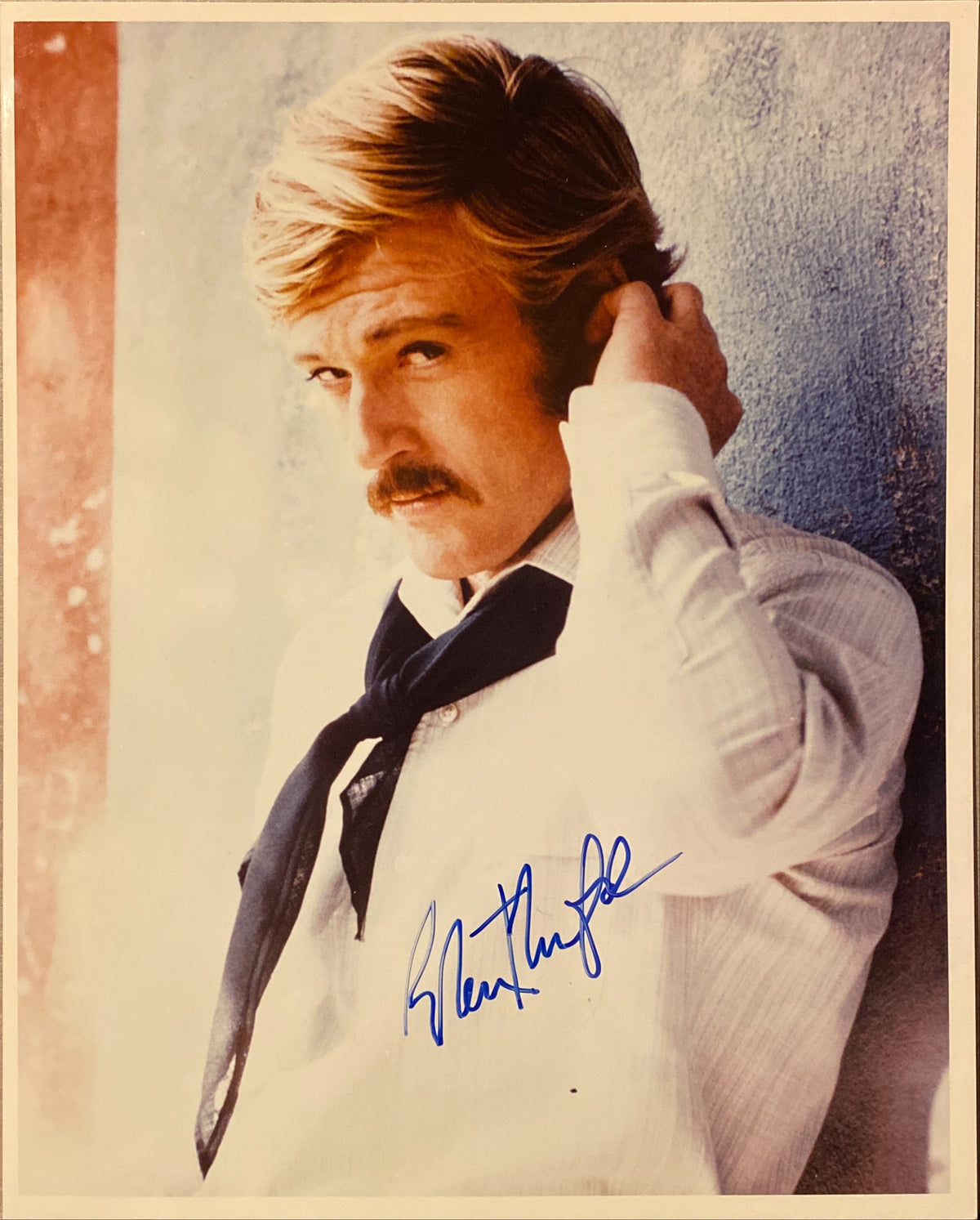Robert Redford signed "Butch Cassidy and the Sundance Kid" movie photo