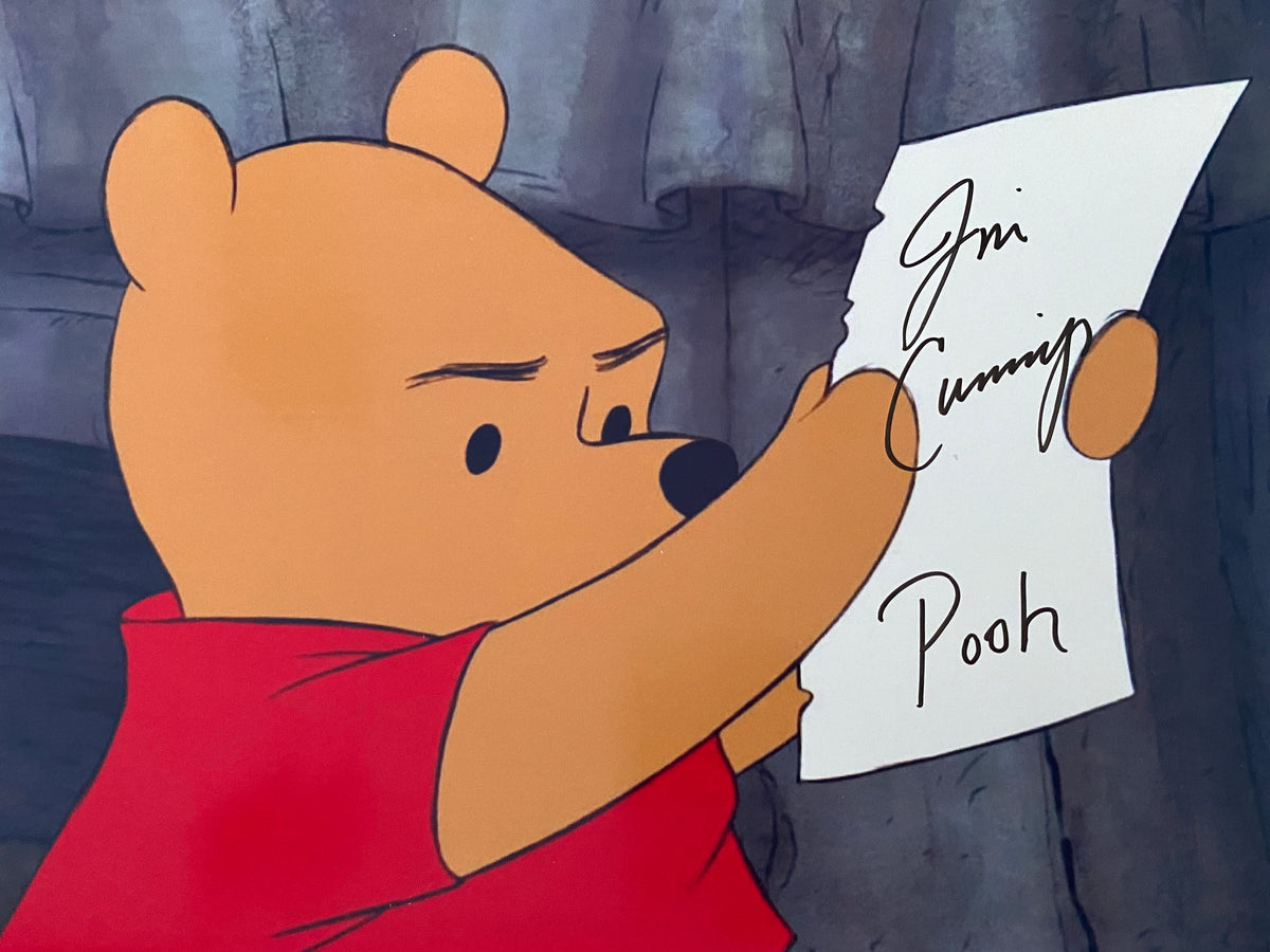 Winnie the Pooh Jim Cummings signed photo