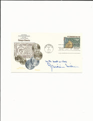 Secretary of Treasury G. William Miller signed 1975 Banking and Commerce First Day Cover