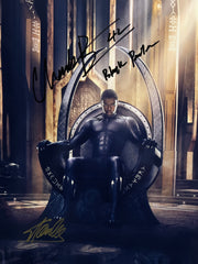 Black Panther cast signed photo