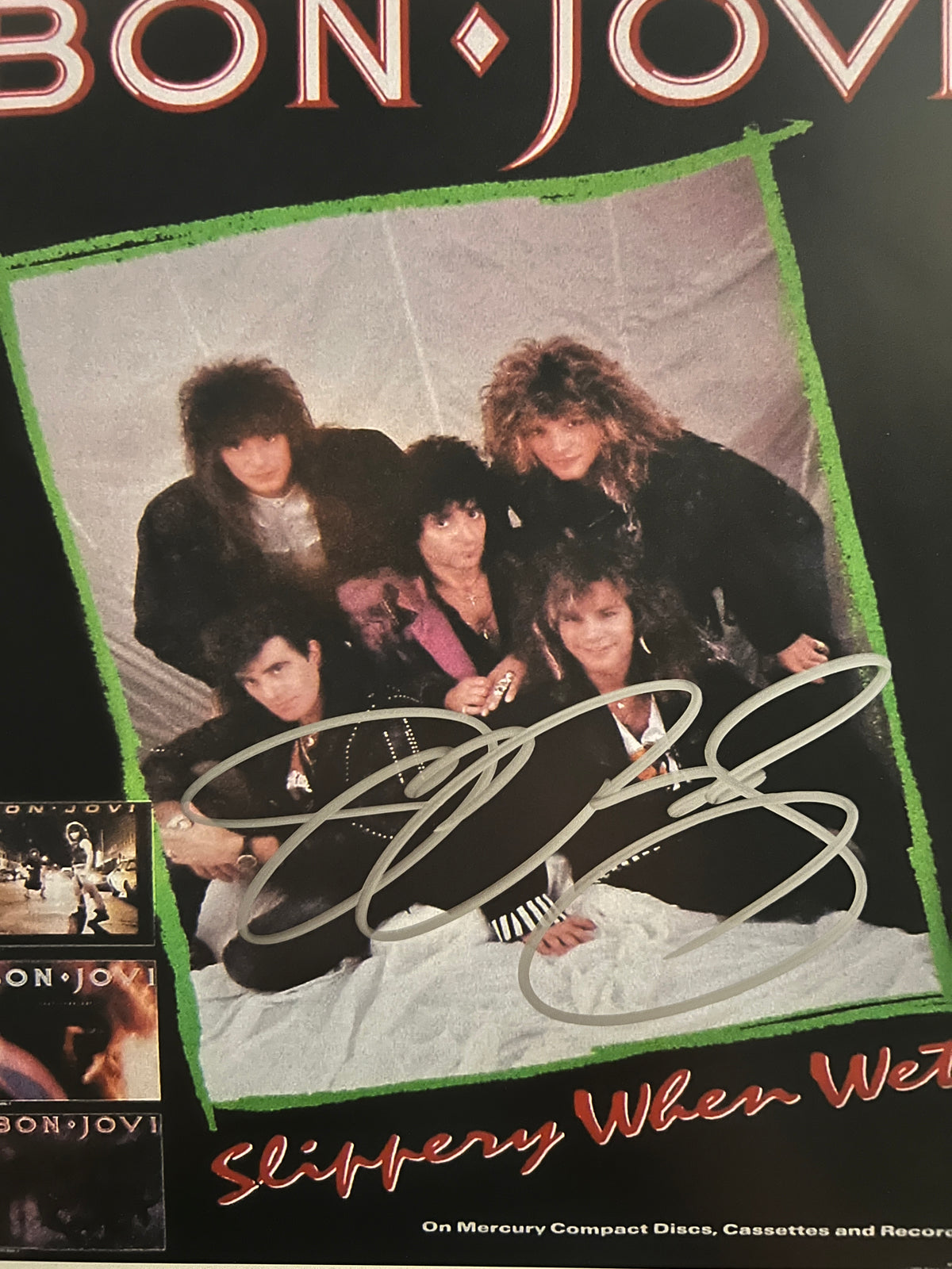 Jon Bon Jovi signed photo