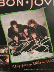 Jon Bon Jovi signed photo